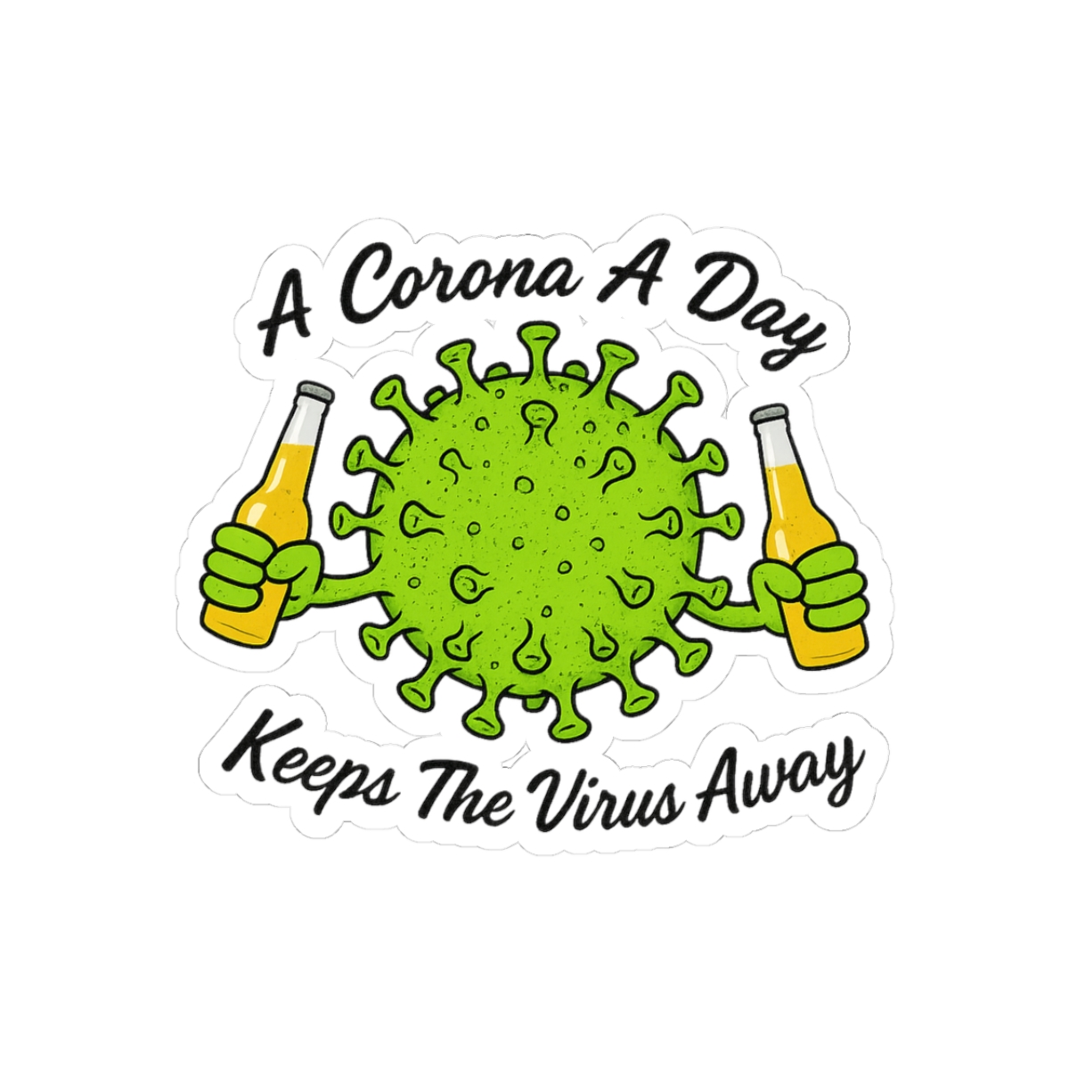 Nelk Boys Corona Virus Bold Sticker Decal